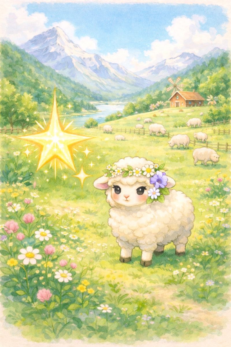 お客様のご感想 11 羊のイラスト